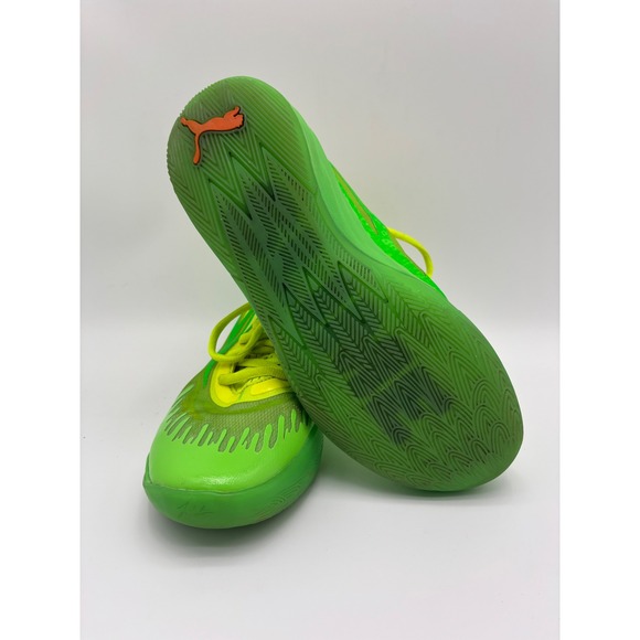 Puma MB.02 LaMelo Ball Slime BasketballShoes Mens 11 Neon Green Yellow Colorway